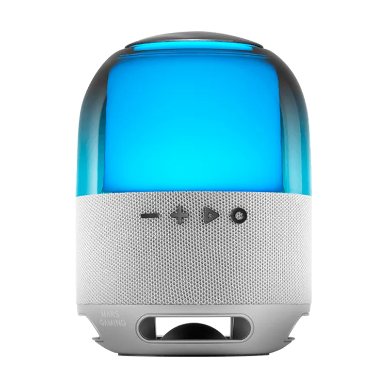 Mars Gaming Msfloww Gris 15W Deepbass BT MicroSD RGB 360 BAT 6h