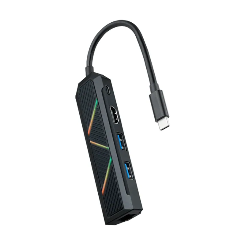 Nanocable HUB Nano Cable USB-C/CONVERSOR USB-C A 2XUSB-A USB-C PD HDMI RJ45