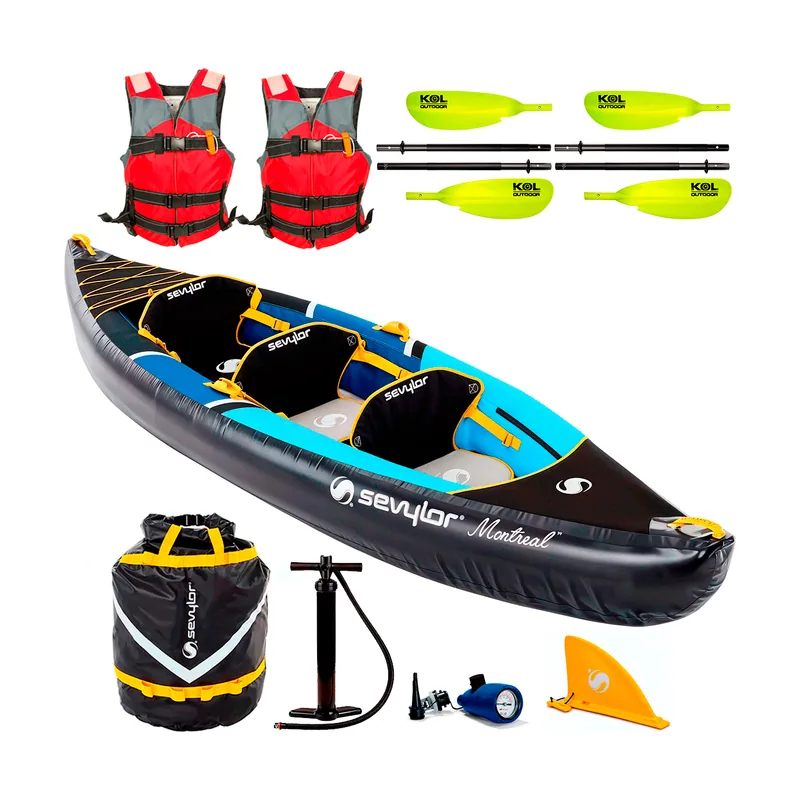 Sevylor Kayak Hinchable Montreal 2+1 Plazas Drop Stitch