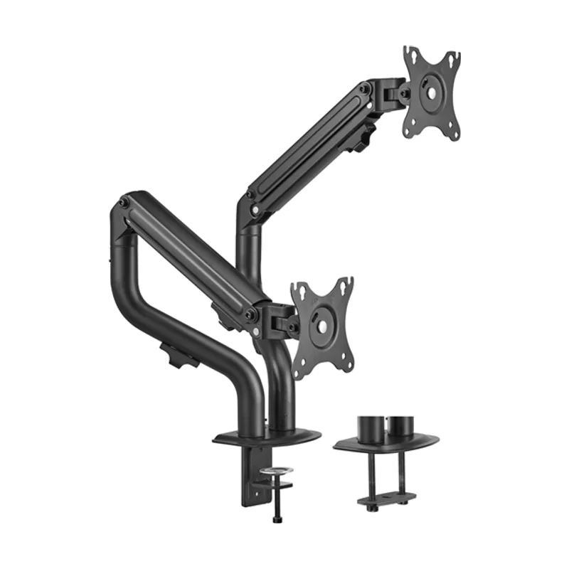 Soporte De Mesa Eco Contrapeso Giratorio E Inclinable Para Monitor TV 8kg 3 Pivotes 2 Brazos De 17 32