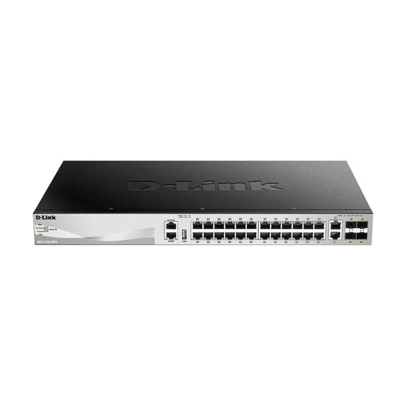 D-Link Switch Gestionable L3 Stackable DGS-3130-30TS/E