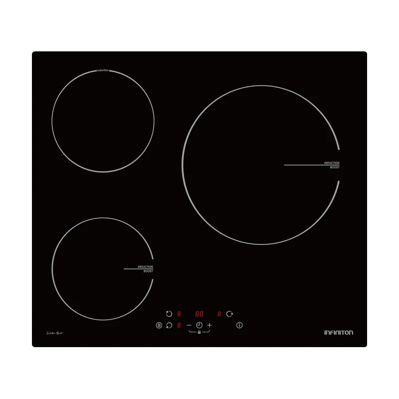 Infiniton Vitroceramica Induccion IND3N61G28 3 Zonas Coccion Ancho 59 CM