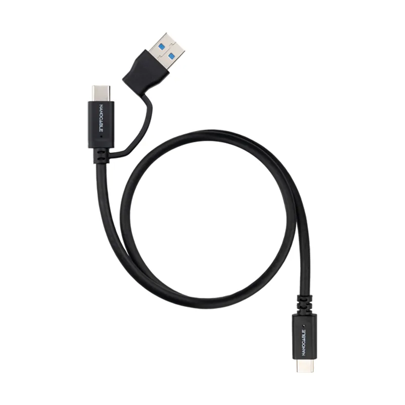 Nanocable Cable USB-C+USB-A/USB-C 3.2 GEN2