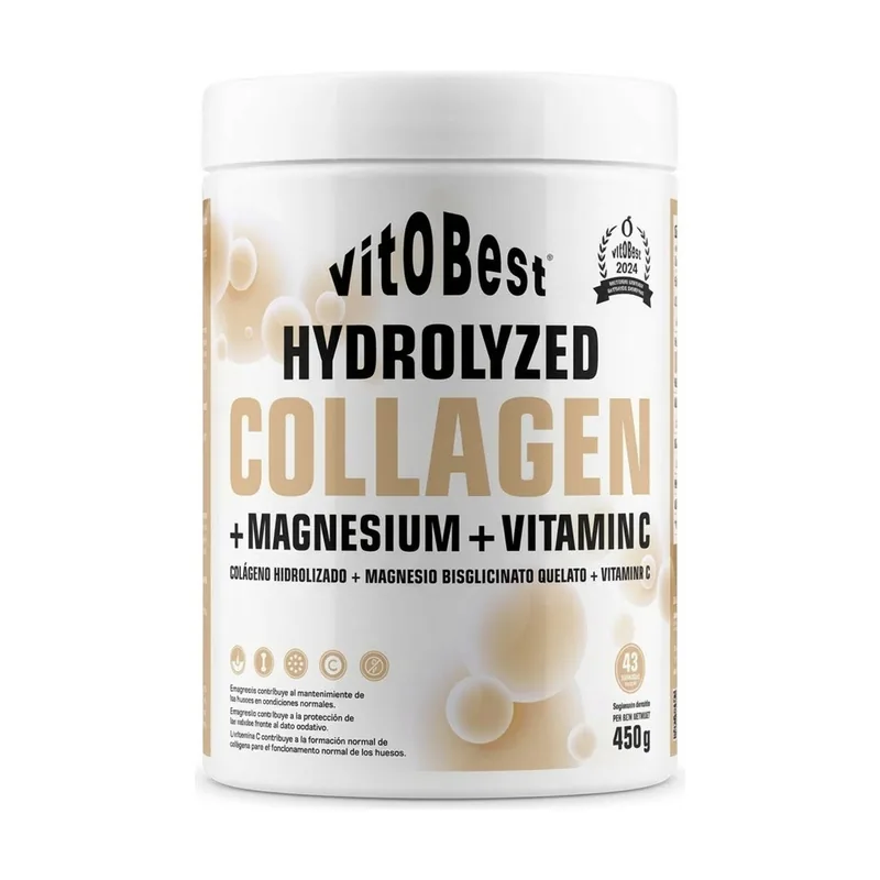 Hydrolyzed Collagen + Magnesium + Vitamin C 450 Gr