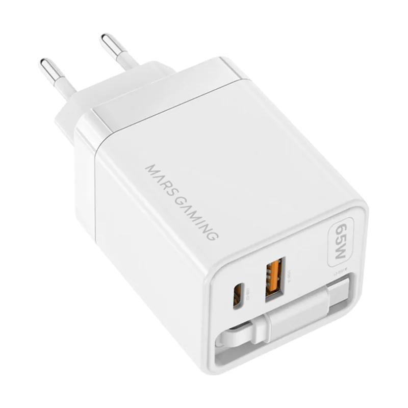 Mars Gaming Cargador USB GAN MD-GAN65RW