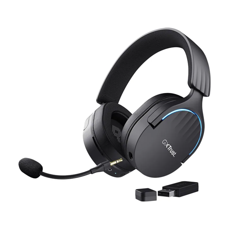 Trust Headset Bluetooth Gaming Fayzo GXT 491 Negro 24901 BT Y USB