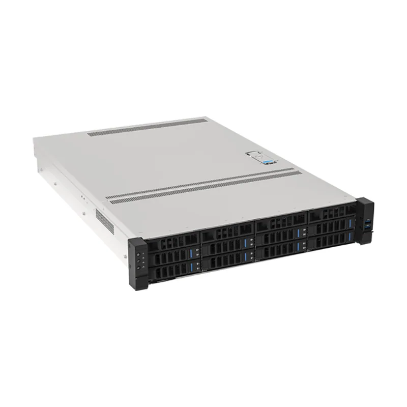 Unyka Rack 19" Unykach 2U SIN Fuente Negro Plata 8 Bahias HOT Swap 2xUSB3.0