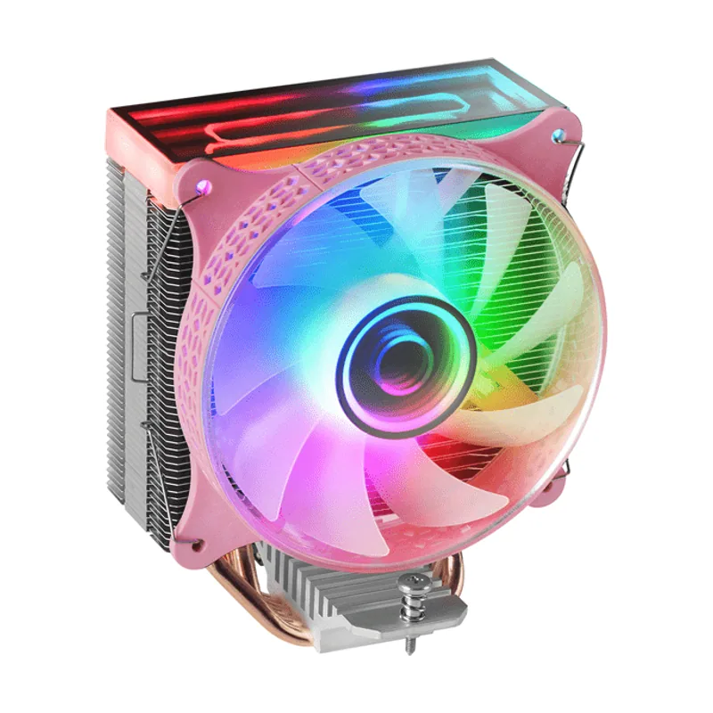 Mars Gaming Ventilador CON Disipador DE CPU MCPU-VR Pink DISE??O Doble Espejo Infinito 4 Headpipes