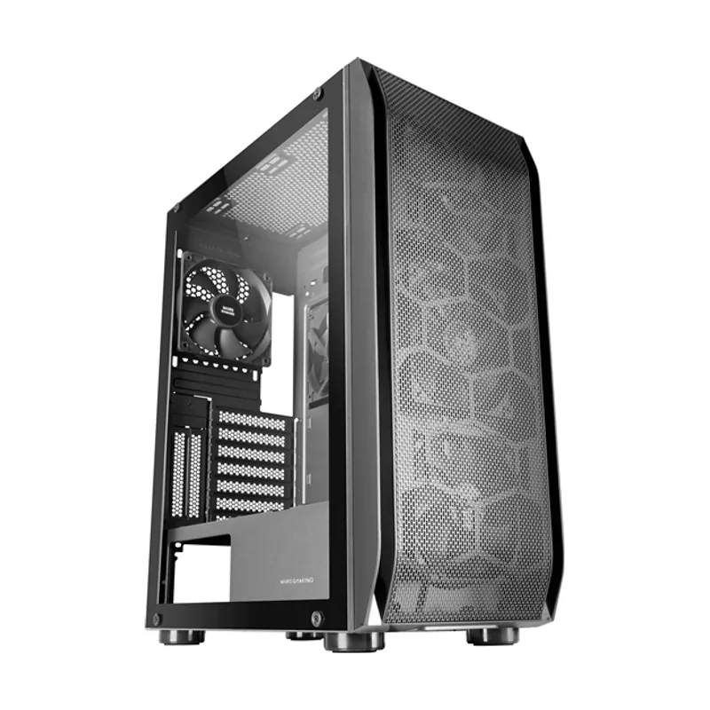 Mars Gaming MC-PRO2 Torre Profesional E-ATX Sistema CPU FREEZER 5 Ventiladores Ultra-silenciosos y Frontal Metal-Mesh