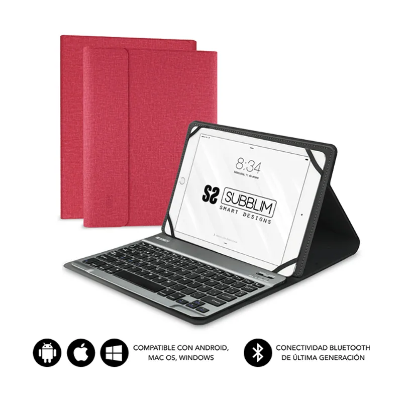 Subblim Funda Y Teclado Tablet 10.1"