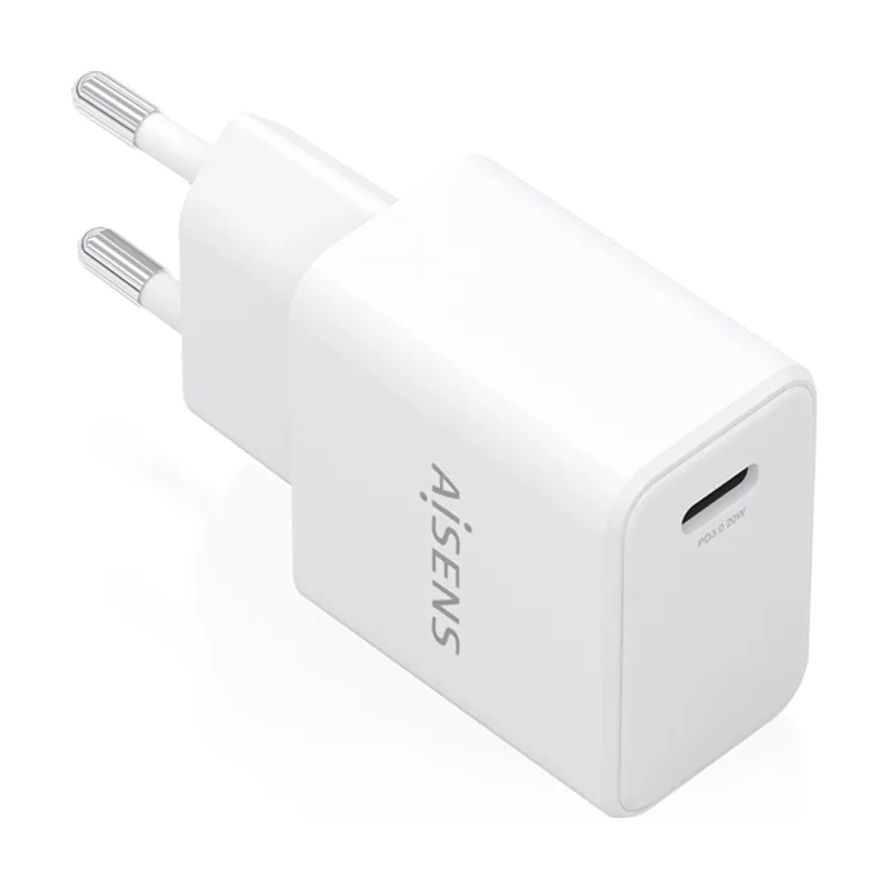 Aisens Cargador GaN USB-C PD3.0 1xUSB-C