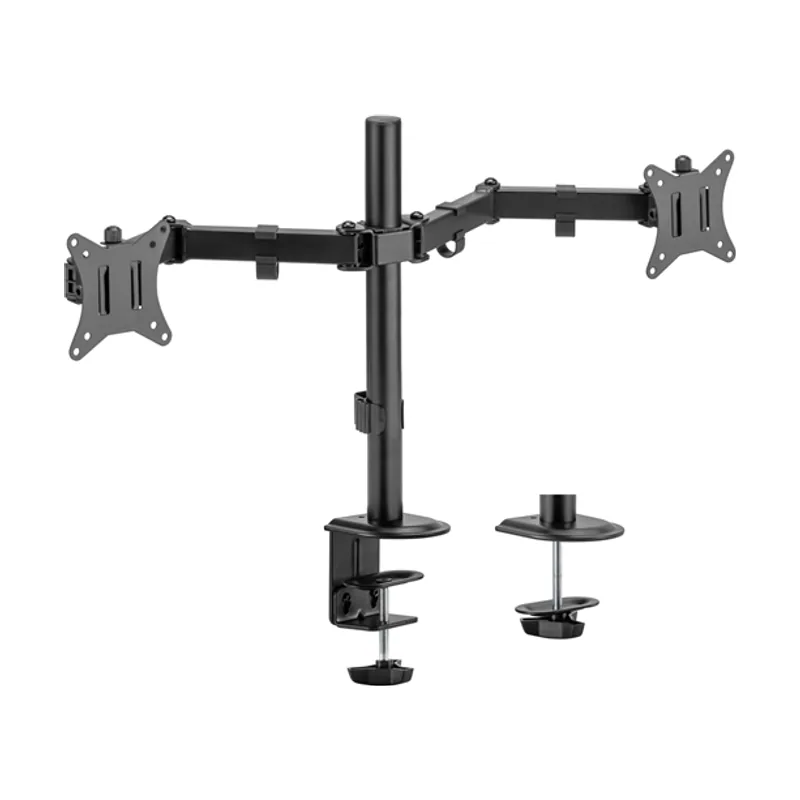 Soporte De Mesa Eco Giratorio E Inclinable Para Monitor/tv 9kg 3 Pivotes 2 Brazos