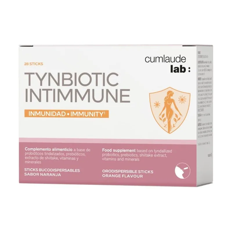 Cumlaude LAB Cumlaude Tynbiotic Intimmune Sabor Naranja 28 Sticks