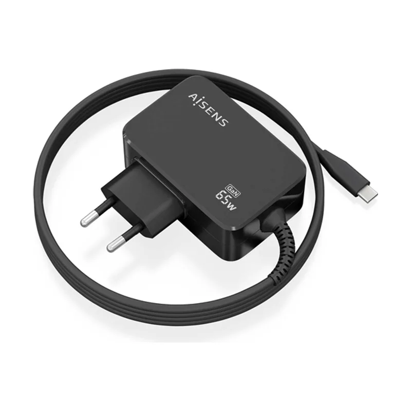 Aisens Cargador GaN 65W PD3 0 1xUSB C 1