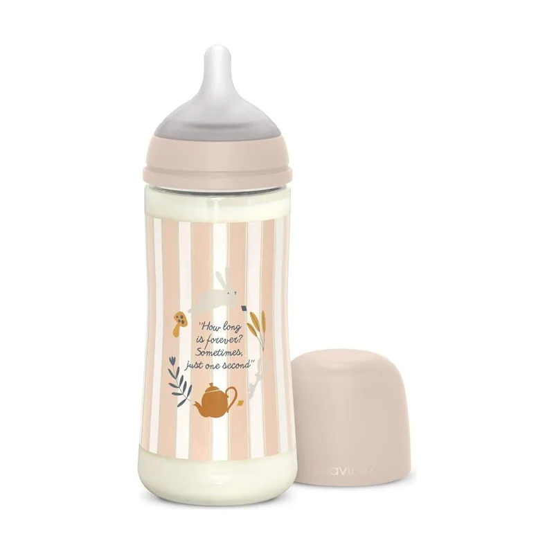 Suavinex Biberón Tetina Fisiológica Sx Pro Flujo Denso +6 Meses 360 Ml