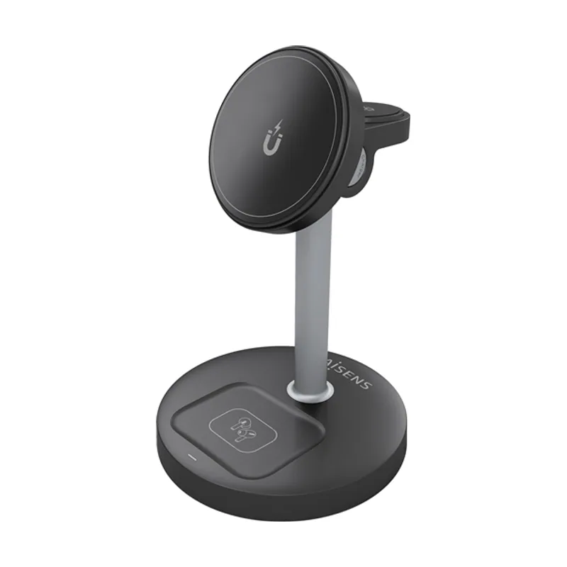 Aisens Cargador Inalámbrico USBC 15W 3 en 1