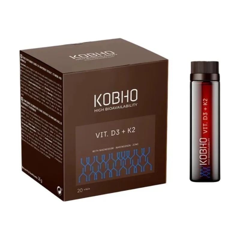Kobho Vitamina D3 + K2 20 Viales
