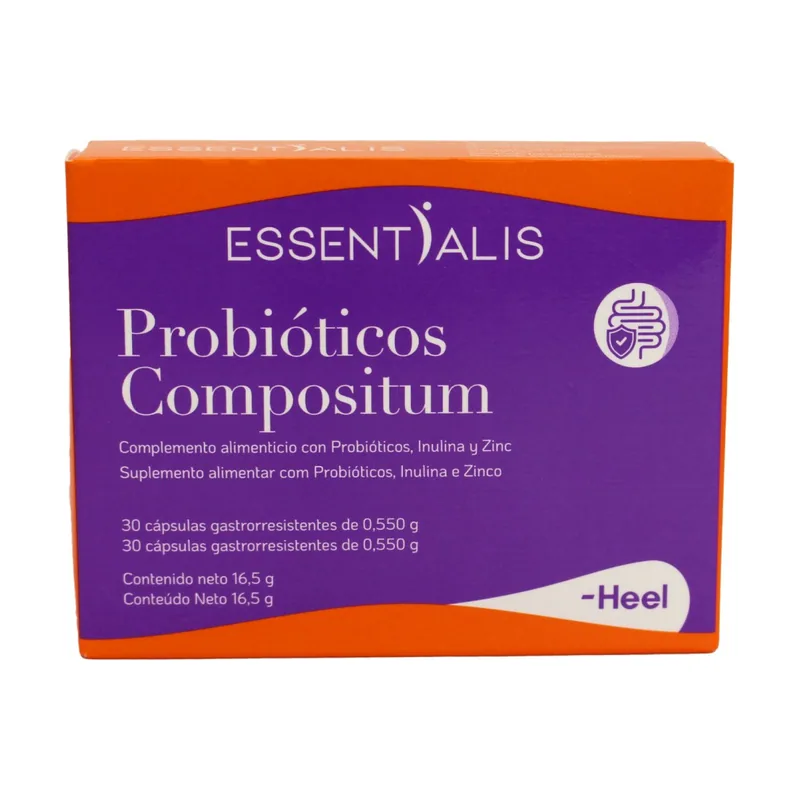 Heel Essentialis Probióticos Compositum 30 Cápsulas Gastrorresistentes