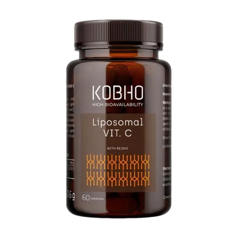 Kobho Liposomal Vitamina C + Reishi 60 Cápsulas