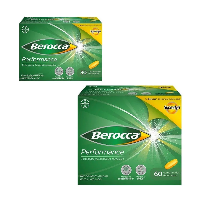 Bayer Berocca Performance 60 Comprimidos Recubiertos