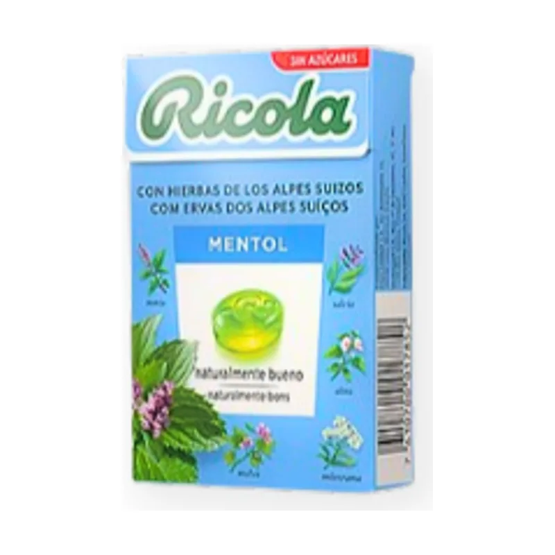 Ricola Caramelos Sin Azúcar Mentol 50 G