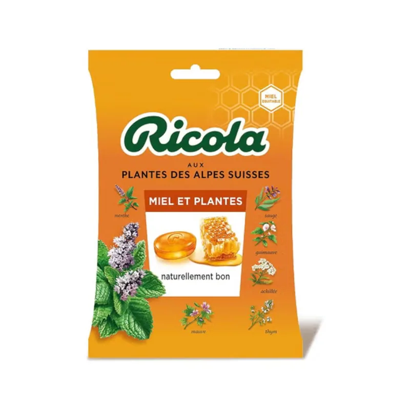 Faes Farma Ricola Caramelos De Miel Y Hierbas 70g