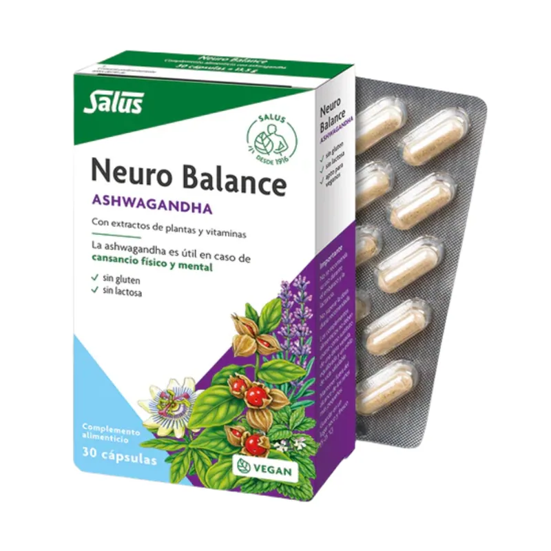 Salus Floradix Neuro Balance Ashwagandha 30 Cápsulas