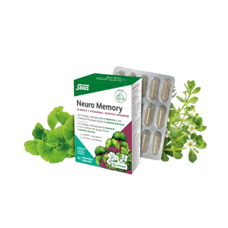 Salus Floradix Neuro Memory Plantas Y Vitaminas 30 Cápsulas