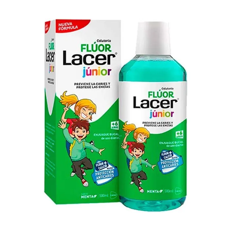 Lacer Fluor Junior Diario 0,05 Enjuague Bucal Sabor A