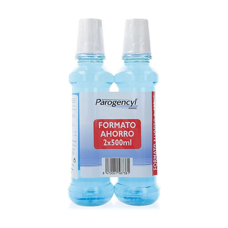 Unilever Parogencyl Duplo Colutorio Encías Control Diario 2x500 Ml