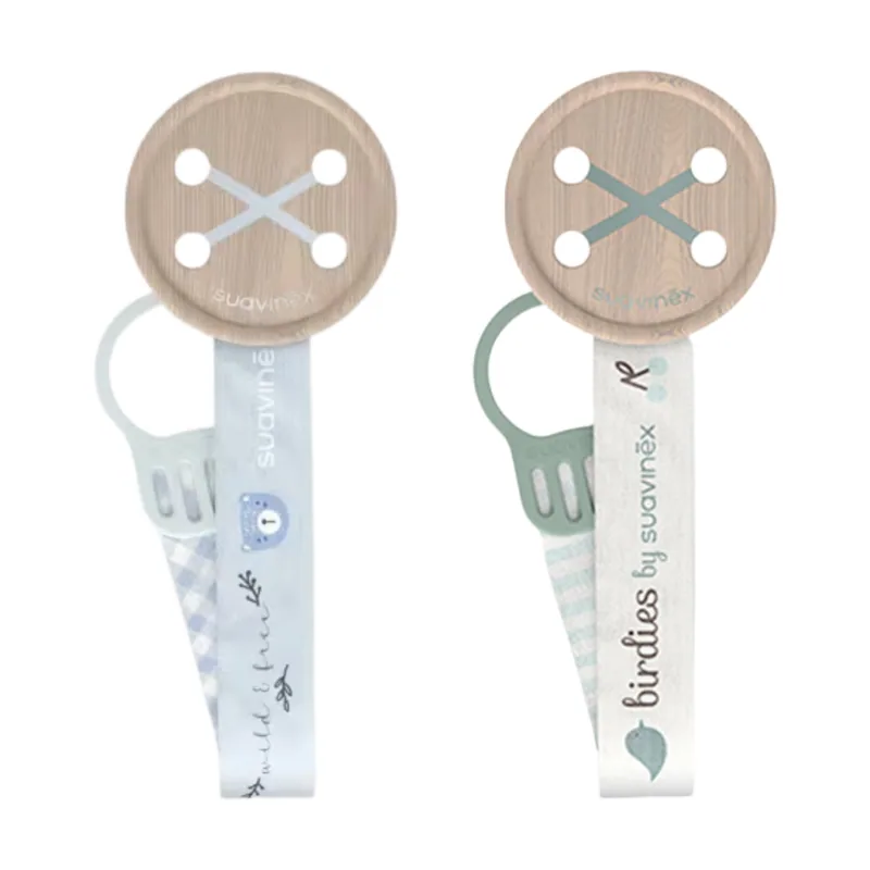 Suavinex Broche Pinza Con Cinta +0 Meses