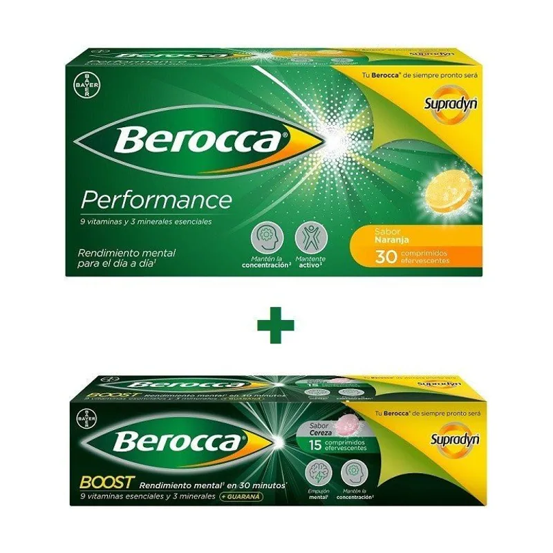 Bayer Berocca Performance 30 Comprimidos Efervescentes