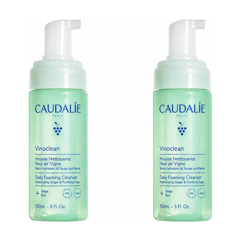Caudalie Duplo Vinoclean Espuma Limpiadora 2x150 Ml