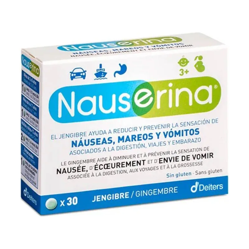 Deiters Nauserina 30 Comprimidos