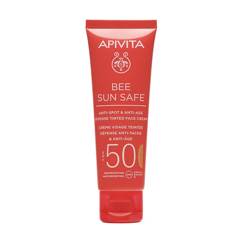 Apivita BEE SUN SAFE Crema Facial Antiedad y Antimanchas con SPF 50 ml