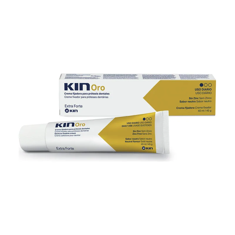 Kin ORO crema fijadora para prótesis dentales 40 ml