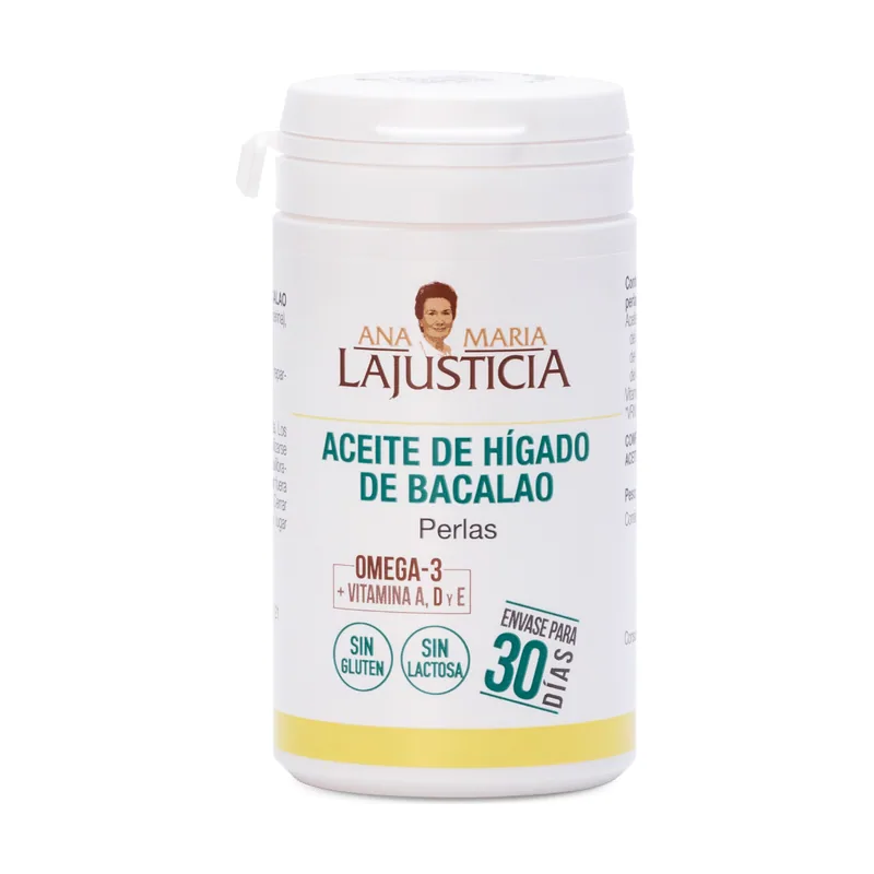 Ana María Lajusticia Aceite de Hígado de Bacalao 90 Perlas