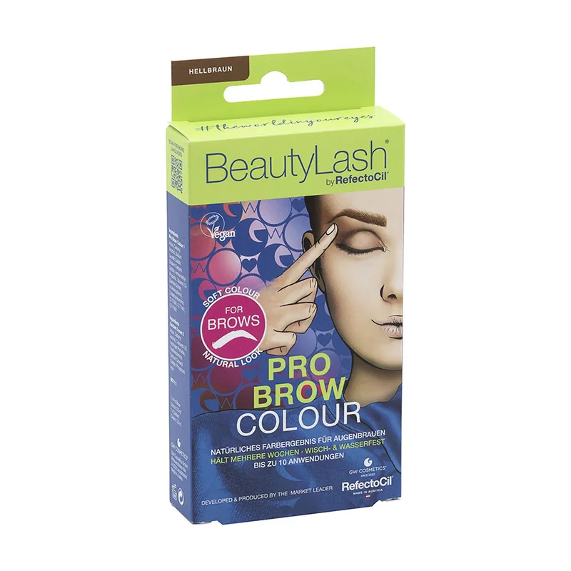 Refectocil BEAUTYLASH PRO BROW kit tinte cejas #Castaño