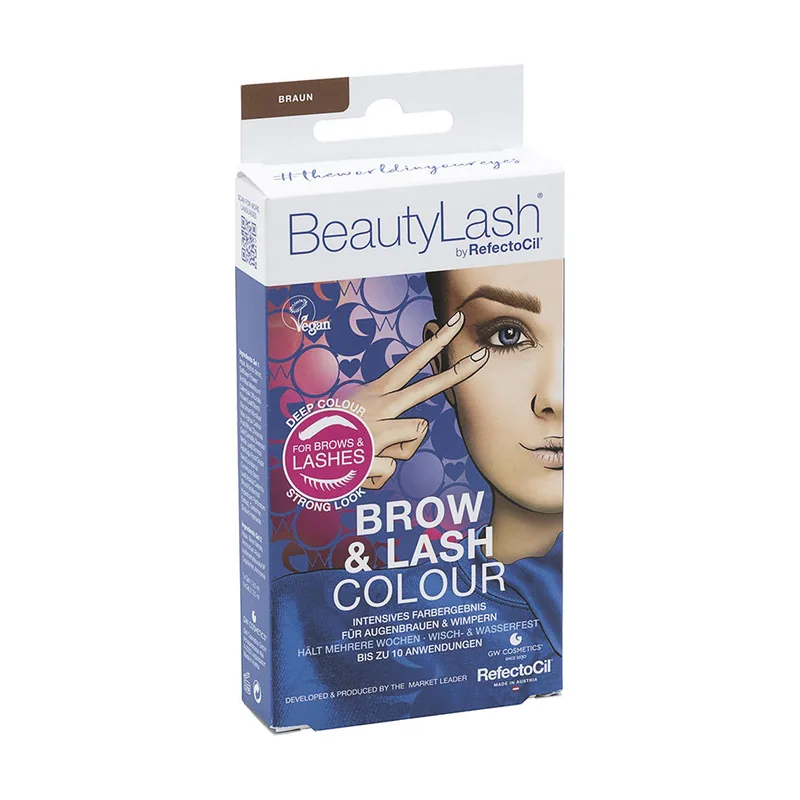 Refectocil BEAUTYLASH BROW & LASH kit tinte cejas y pestañas #Castaño medio