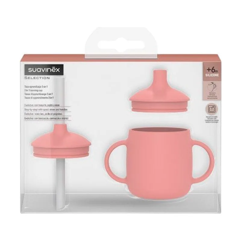 Suavinex Taza Aprendizaje 3 en 1 Rojo 1