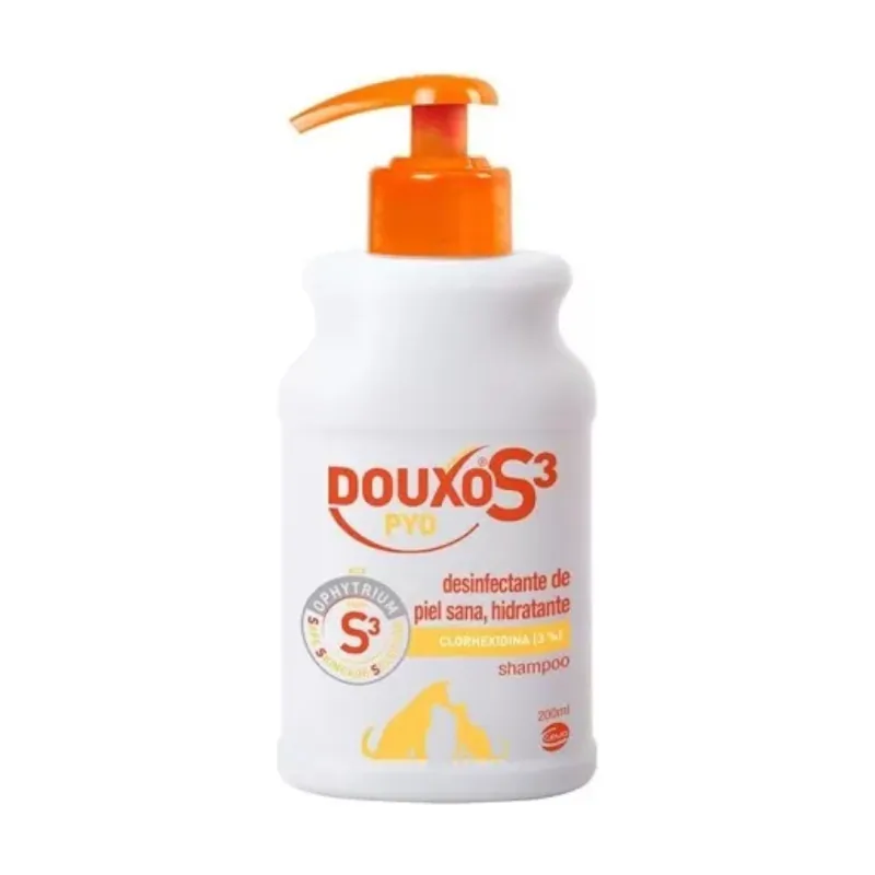 Douxo Ceva S3 Pyo Champú para mascotas
