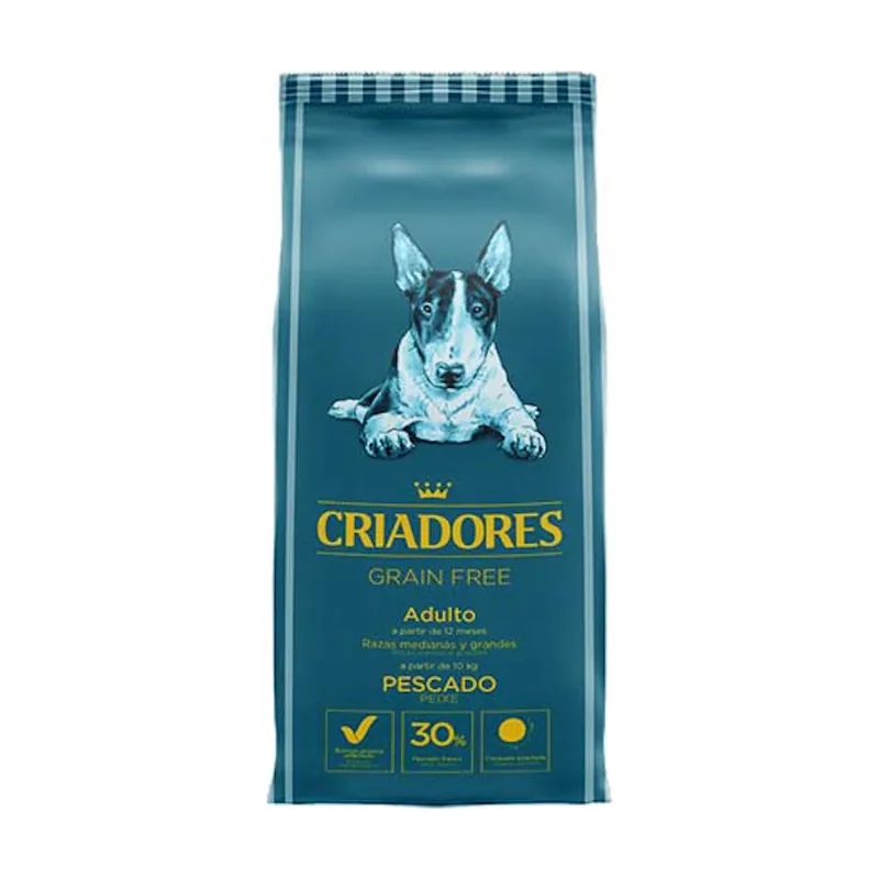 Criadores 2.5 kg Adulto Grain Free Pescado pienso para perros de raza mediana y grande