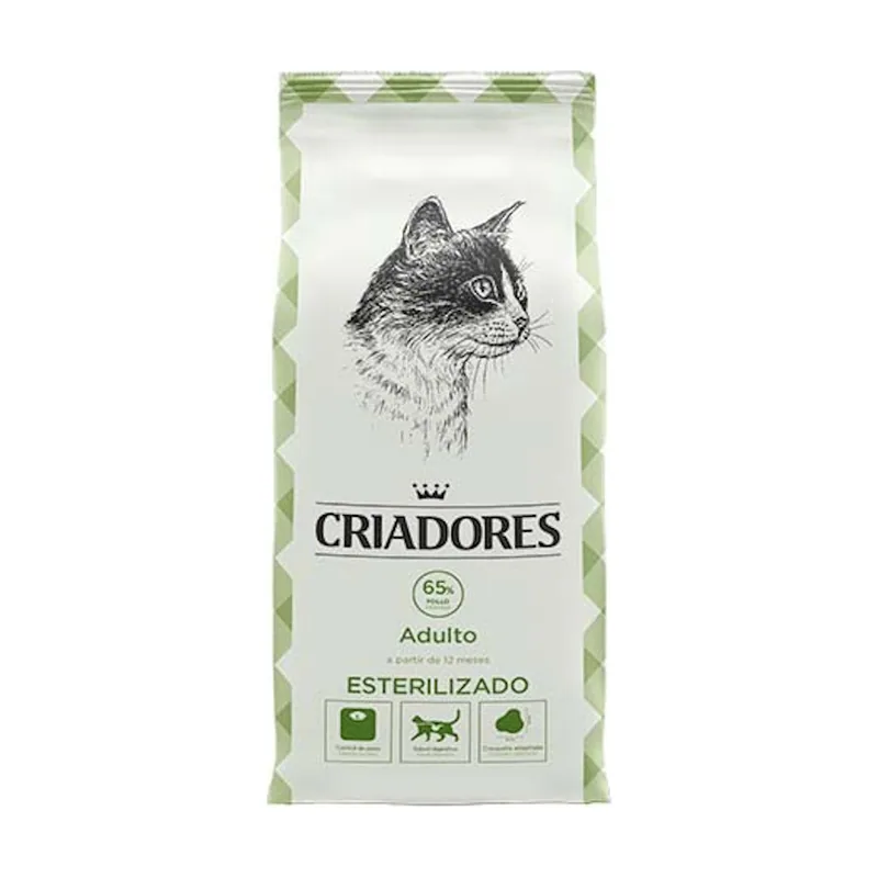 Criadores 2.5 kg Adulto Esterilizado Pollo pienso