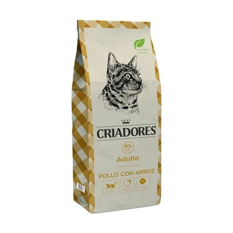 Criadores 2.5 kg Adulto Pollo y Arroz pienso