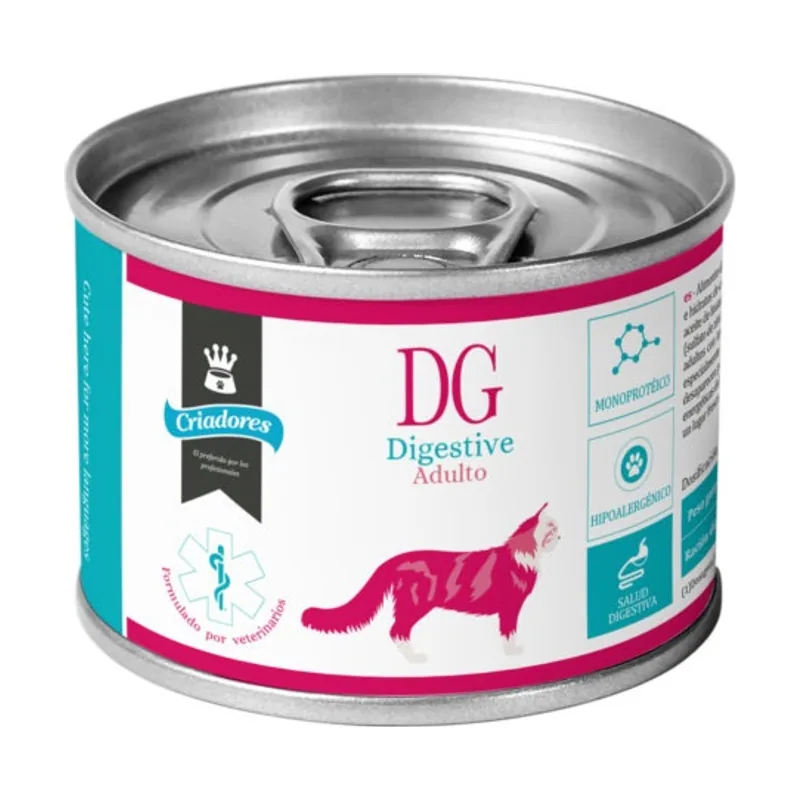 Criadores 200 g Dietetic Adulto Digestive lata para gatos