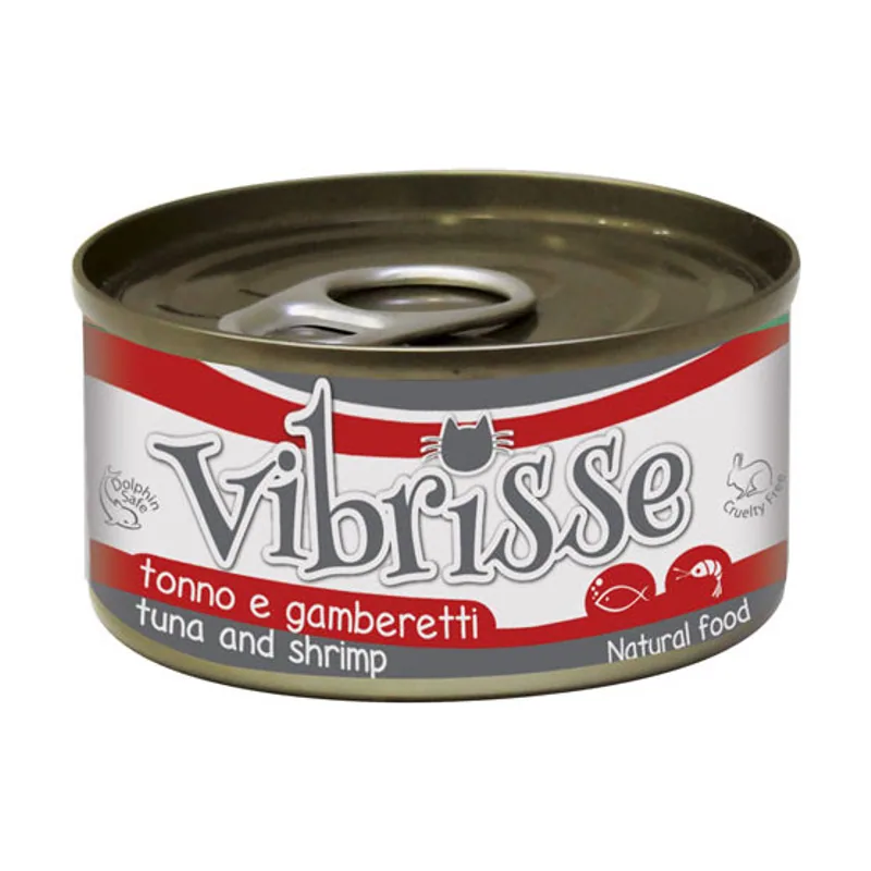 Croci 70 g Vibrisse Atún y Gambas lata