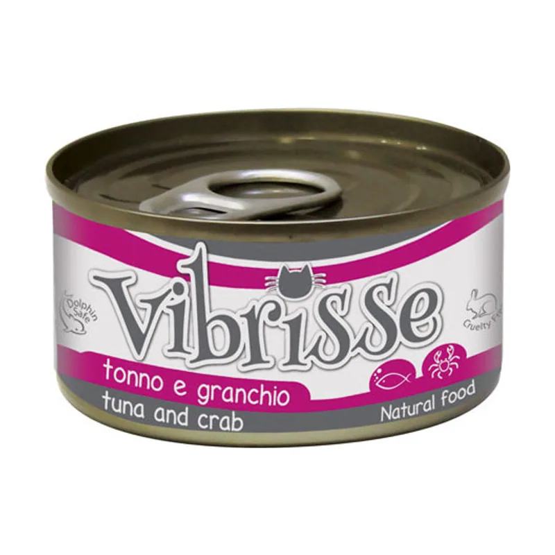 Croci 70 g Vibrisse Atún y Cangrejo lata