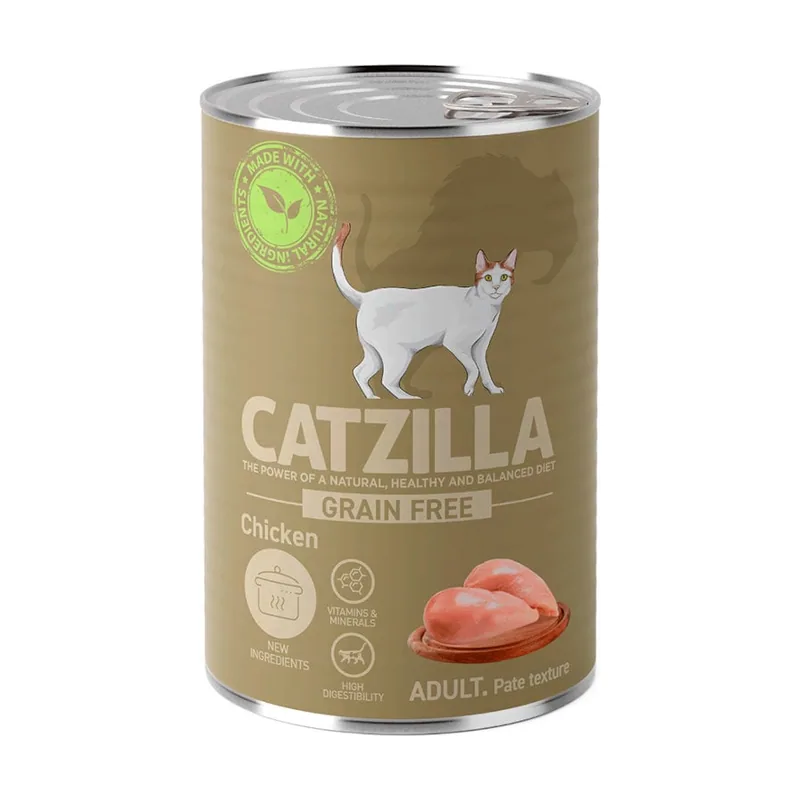 Catzilla 400 g Adult Grain Free Pollo en Paté lata