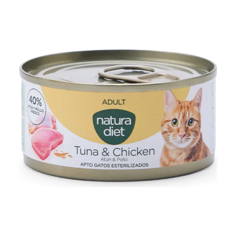 Natura Diet 85 g Adult Atún & Pollo lata