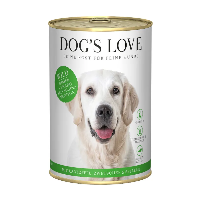 Dog's Love 400 g Adulto Venado lata